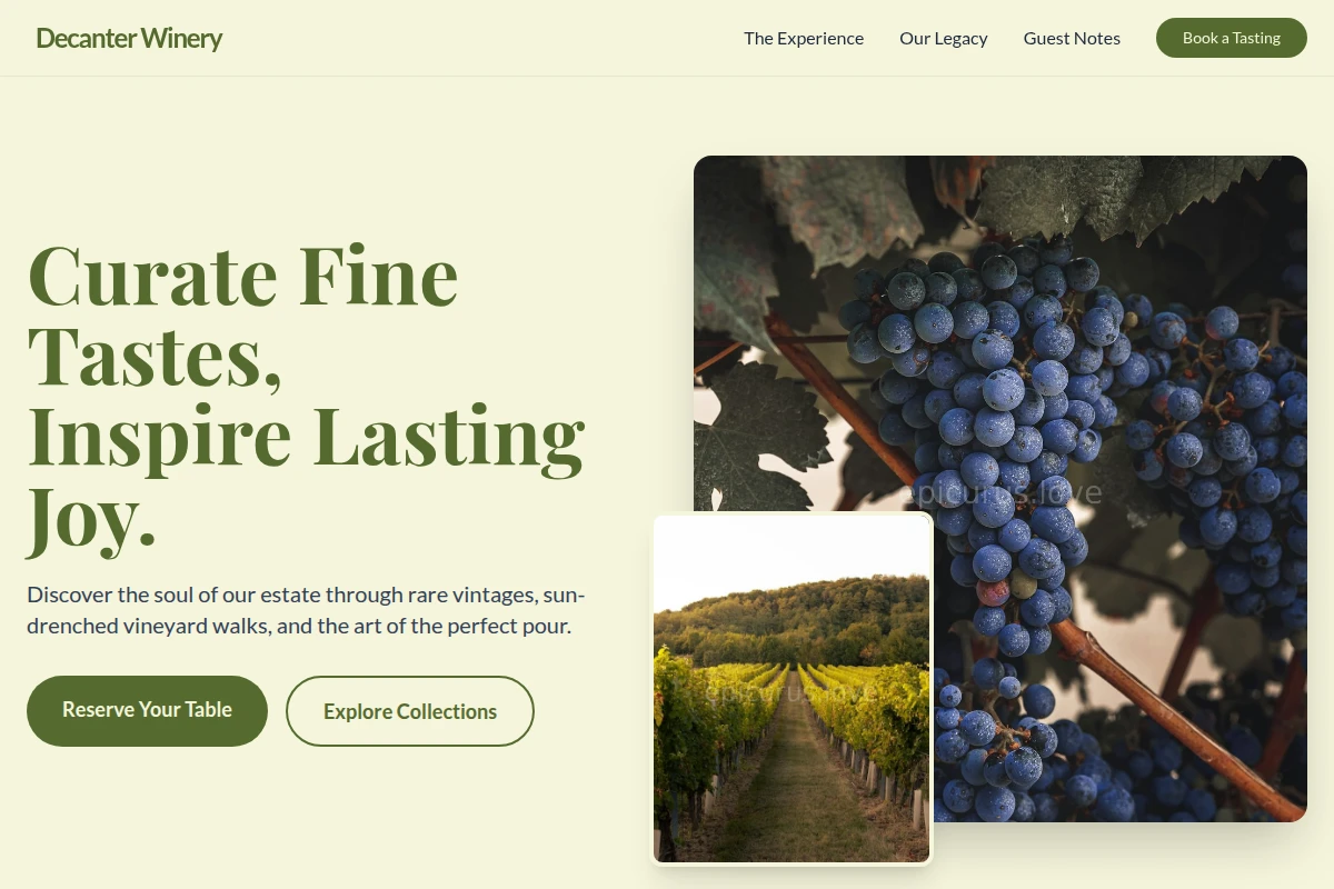 Decanter Winery